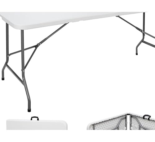Amazon.com : ZENY 6ft Folding Table, Portable Picnic Table